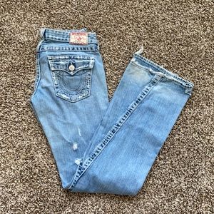 Joey big T true religion flare jeans 27